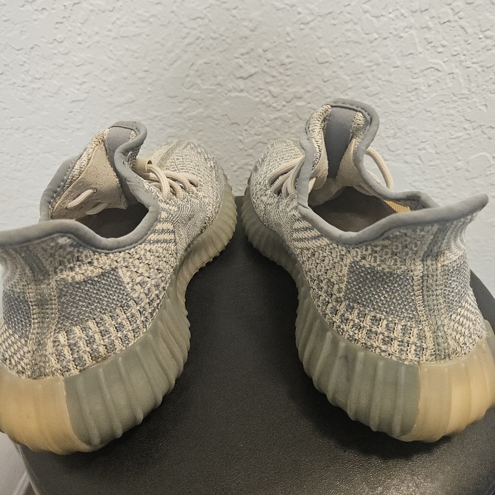 Adidas Gray and Cream Sneakers - Picture 6 of 7